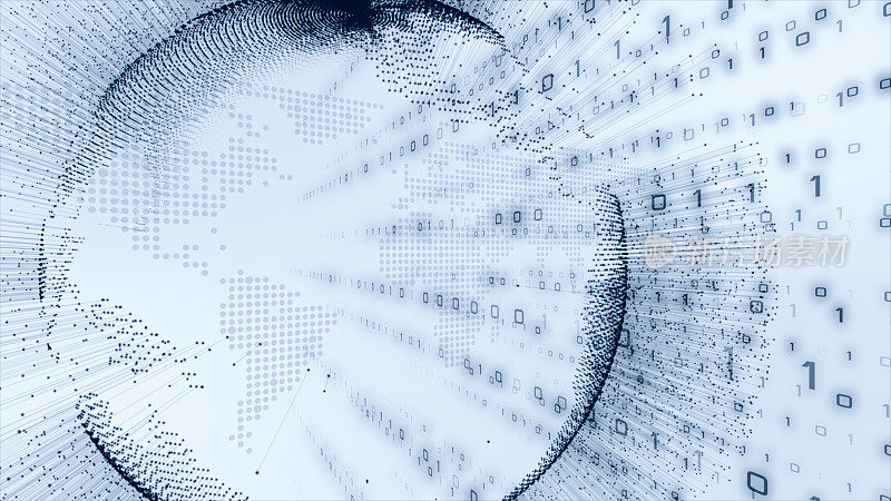 5G/6G和AI技术，全球通信网络概念。业务图。全球业务。